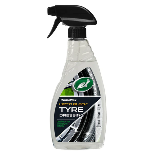 TurtleWax Wet'n Black Tyre Dressing Черный лоск 500мл Чернитель шин Гель Триггер 52877,
