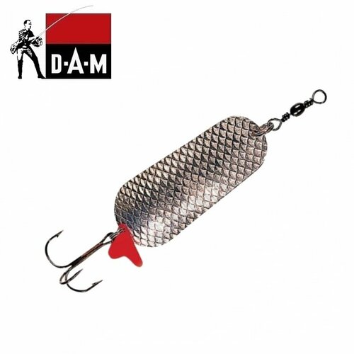 Блесна Колеблющаяся DAM Effzett Scales 100 мм/60 г - Цвет: Silver/Silver