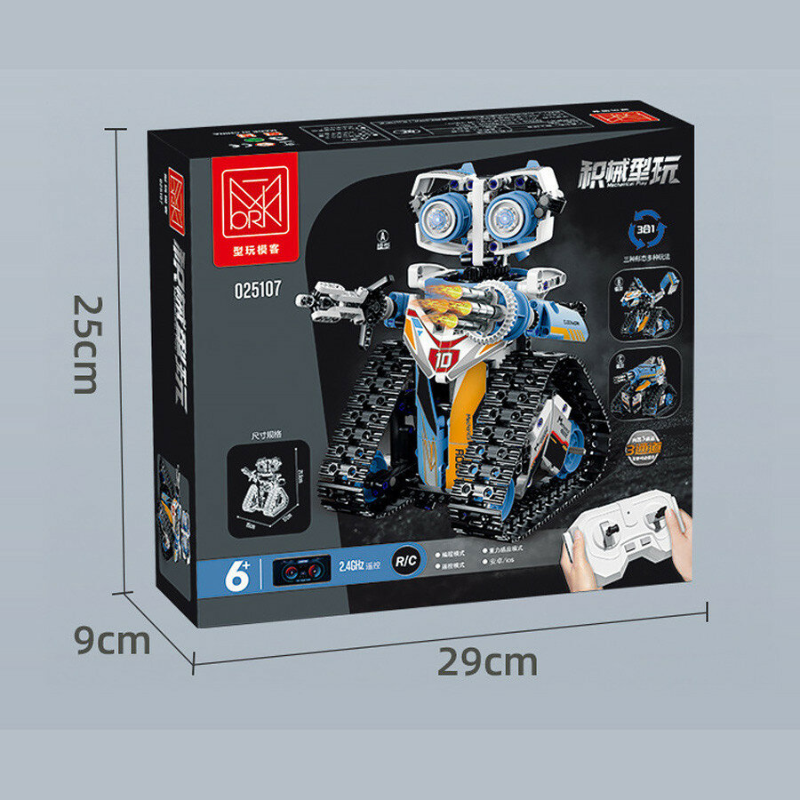 Конструктор MORK Робот на радиоуправлении (3 в 1) 025107 — фото 1