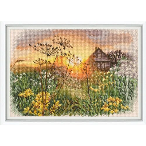 Набор для вышивания РТО #M867 Сквозь паутинку, Счетный крест, 29 х 20 см