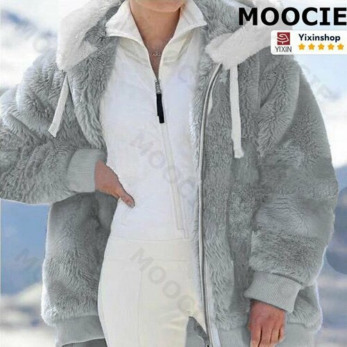фото Худи moocie, размер 4xl, , светло-серый