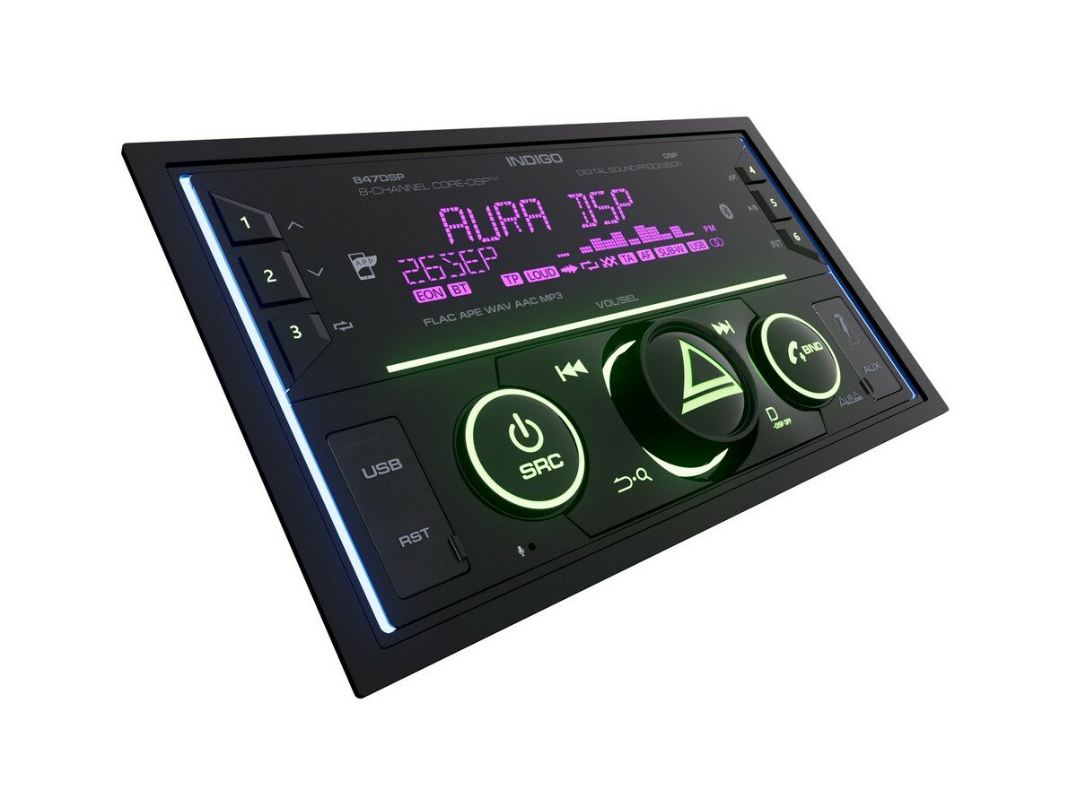 Процессорная Магнитола AurA INDIGO-847DSP, 2din