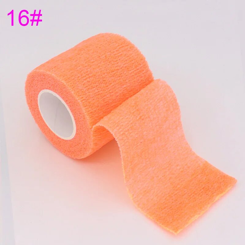 COYOCO Самоклеящиеся спортивные бинты 4,8 м, Fluorescent orange, 2.5cm X 4.8m
