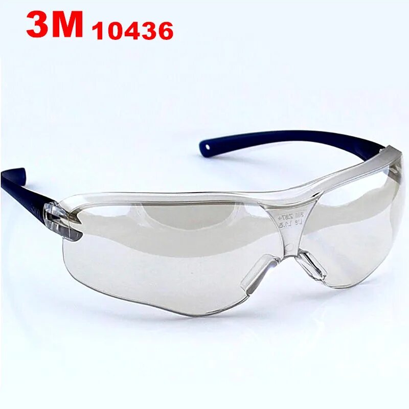 Защитные очки 3M 10436 коричневые линзы антибликовые противоударные пыленепроницаемые защитные очки