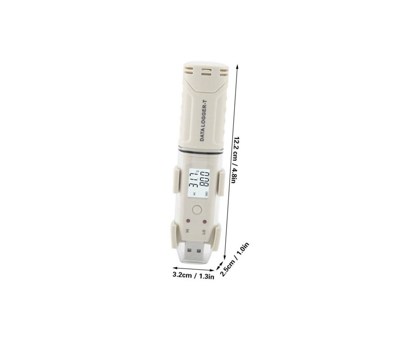 Пирометры Логгер для измерения температуры воздуха GM1366-HT (white) - логер данных температуры. Логгер данных температуры, температура контроль