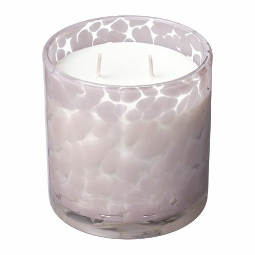 Ароматическая свеча в стакане LUGNARE, 50ч, ваниль