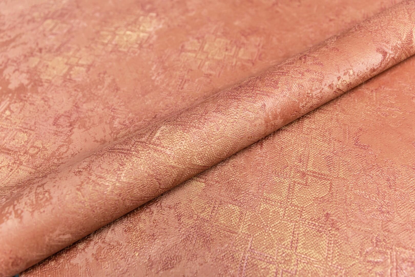 Обои виниловые на флизелине метровые 1.06 KERAMA MARAZZI Ренессанс мотив красный KM7005