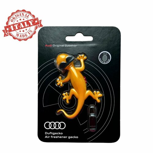 Ароматизатор воздуха Audi Геккон желтый в очках 000087009AR 3287₽