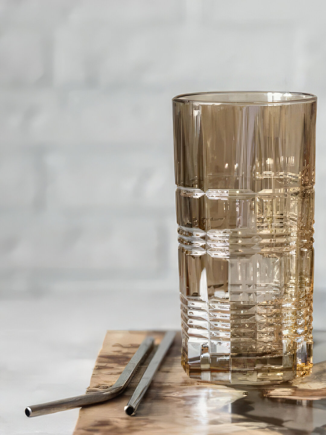 Стеклянные стаканы Luminarc, 380 мл, 4 шт Желтый ударопрочные — фото 1