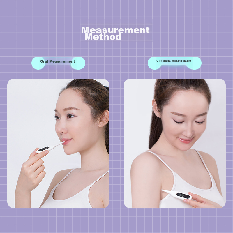 Изображение Saisaice Electronic Thermometer, Adult Medical-Grade Temperature Measurement, Precise for Babies And Home Use, Dual-Use for Oral And Armpit Temperature Measurement