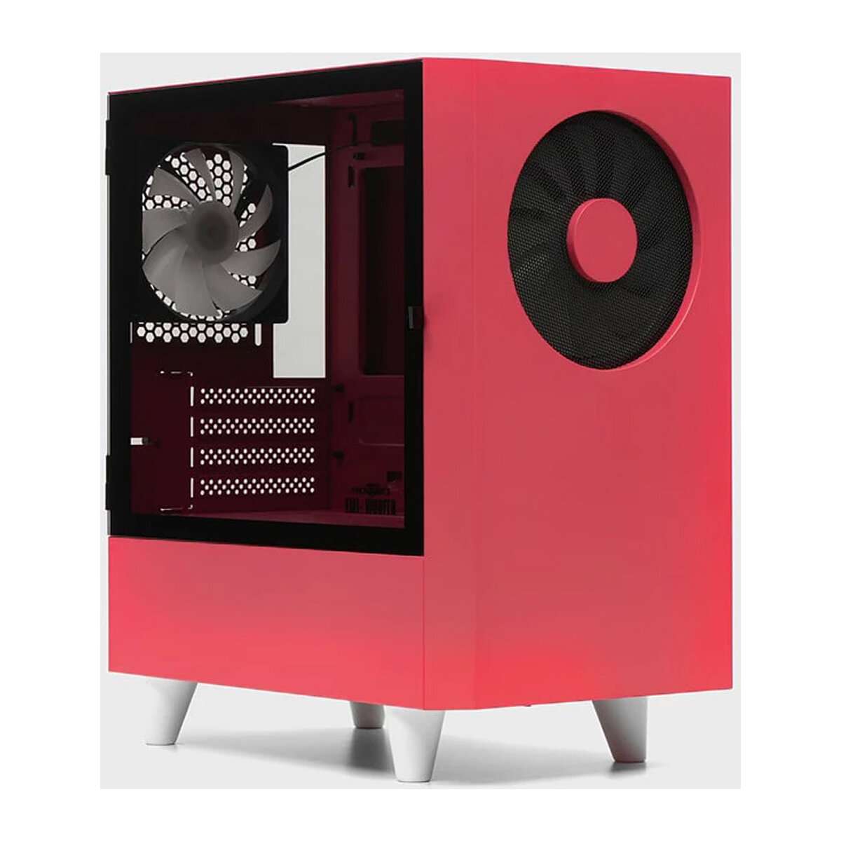 Корпус для компьютера Wizmax EM1 Woofer Red Mini-Tower, красный