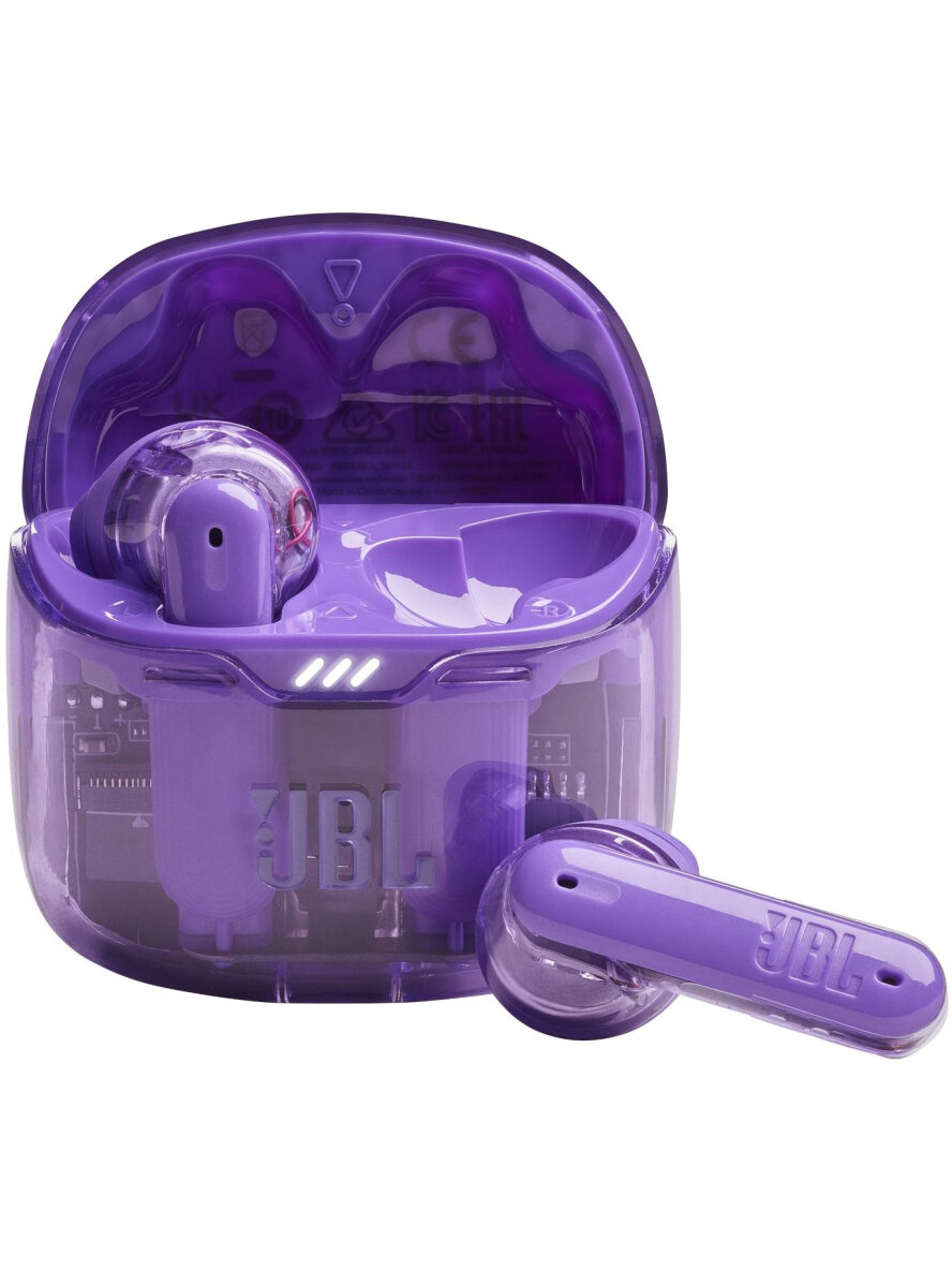 Наушники TWS JBL Tune Flex, призрачно-фиолетовый