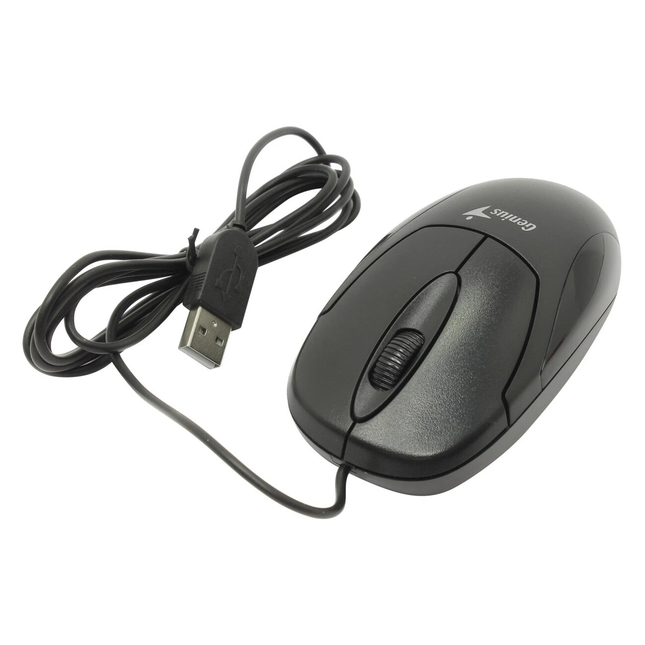 Мышь проводная универсальная Genius XScroll V3 1000 dpi USB, черный — фото 1