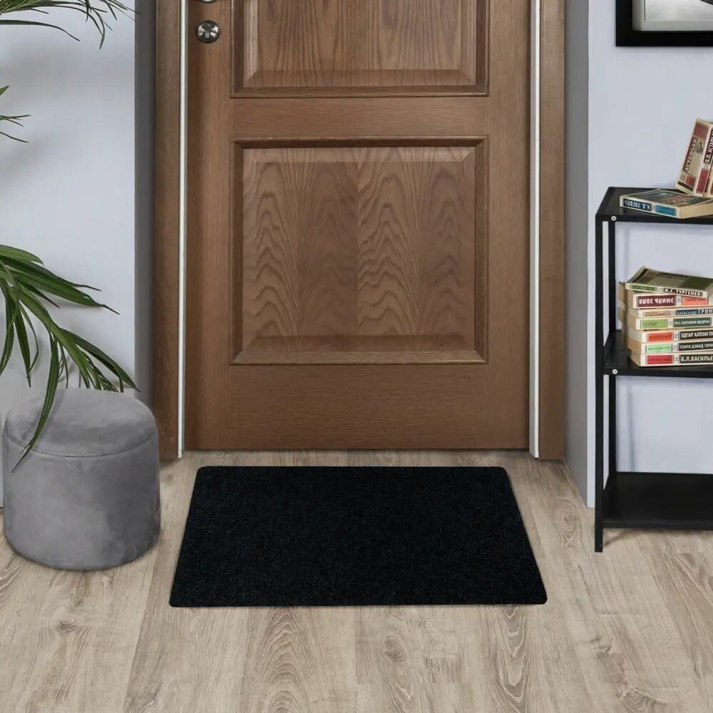 Коврик полипропилен офис 49x80 см цвет черный