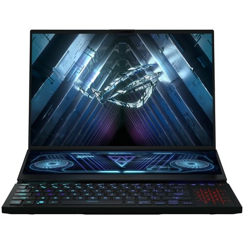 16 Ноутбук ASUS ROG Zephyrus Duo GX650GX650RS-LO052W 2560x1600, AMD Ryzen 9 6900HX 3.3 ГГц, RAM 16 ГБ, DDR5, SSD 1 ТБ, NVIDIA GeForce RTX 3080, Windows 11, RU, 90NR0B11-M00280, черный