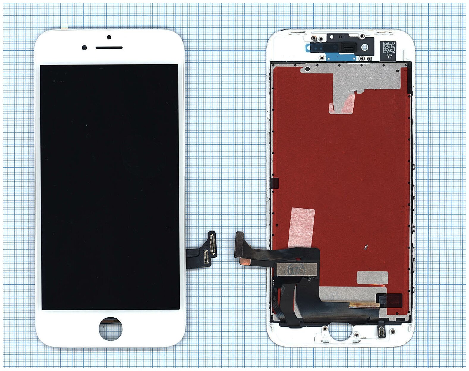 Дисплей OEM для iPhone 8 в сборе с тачскрином (AAA) белый