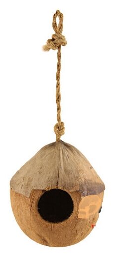 TRIOL™ Домик для птиц из кокоса, 100-130мм - фотография № 5