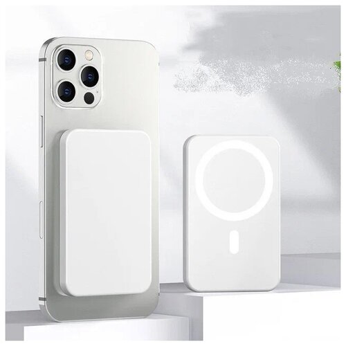 Power bank power bank с беспроводной зарядкой для телефона повер банк внешний аккумулятор беспроводная зарядка 3000 Mah разъем Lightning 133500₽