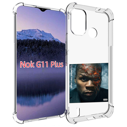 Чехол MyPads 50 Cent - Before I Self Destruct мужской для Nokia G11 Plus задняя-панель-накладка-бампер