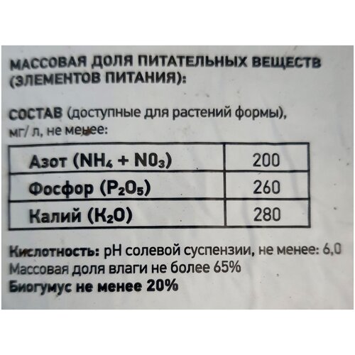 Грунт почвенный Биогрунт Торфяная поляна, 2,5 л грунт биогрунт торфяная поляна 5л