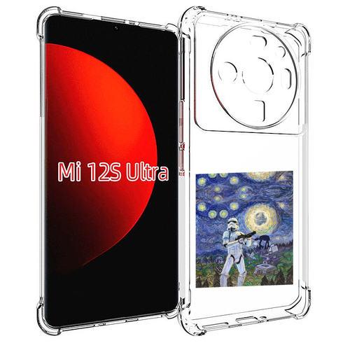 Чехол MyPads star wars звездная ночь для Xiaomi 12S Ultra задняя-панель-накладка-бампер