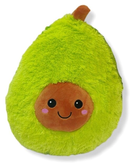 Мягкая игрушка Авокадо/ плюшевая игрушка авокадо 60см/ игрушка-подушка/ игрушка антистресс/ пушистое авокадо