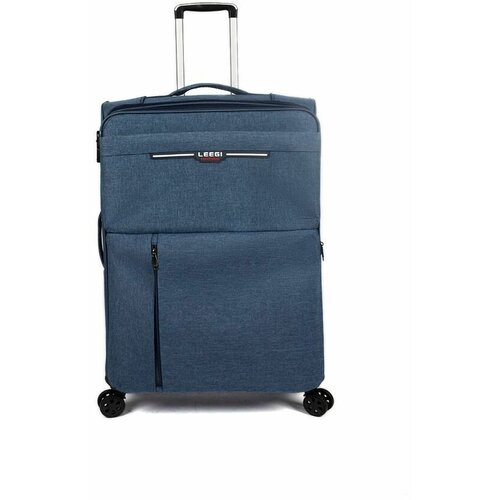 Чемодан Leegi, 110 л, размер L+, синий