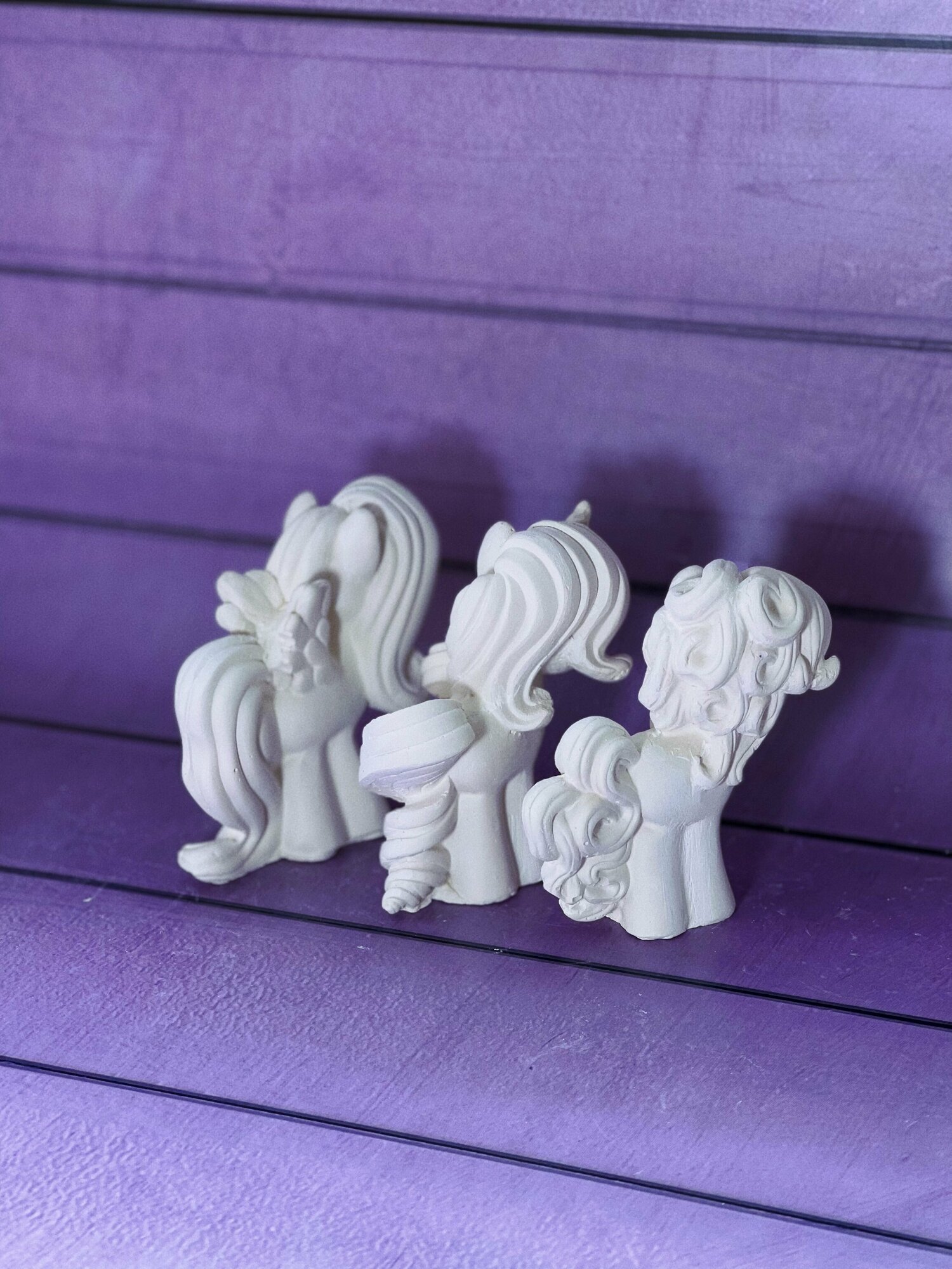 Набор для рисования 3D Пони My Little Pony 3 шт из гипса