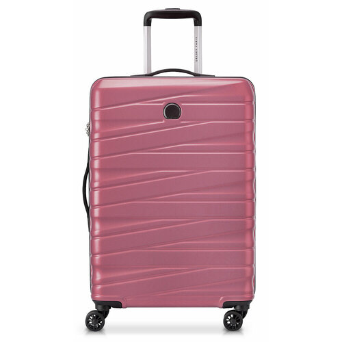 фото Чемодан delsey, abs-пластик, 72 л, розовый