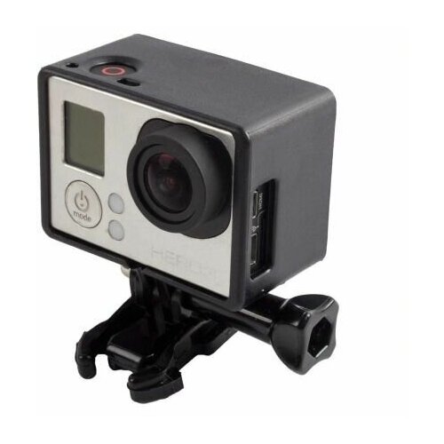 Увеличенная крепёжная рамка для GoPro 3/3+/4 с модулем BacPac