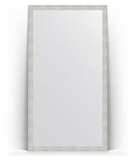Зеркало напольное Evoform Definite Floor 108x197 см в багетной раме - серебряный дождь 70 мм (BY 6014)