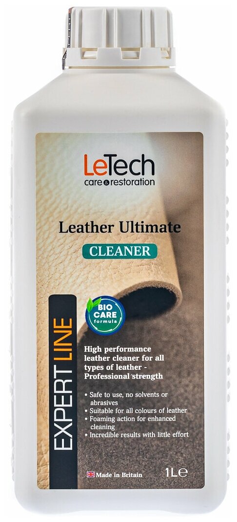 LeTech Очиститель гладкой кожи Leather Ultimate Cleaner