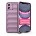 Противоударный чехол Flexible Case для iPhone 11 сиреневый - изображение