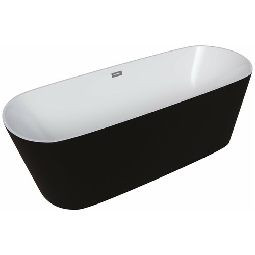 Ванна отдельностоящая GR-2601 Black (70x170x60) GROSSMAN акриловая ванна grossman 170х80 gr 2501mb