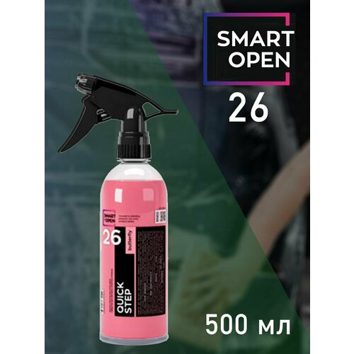 Средство для экспресс-очистки и блеска Smart Open 26 QUICK STEP с ароматом цветов 0,5 л