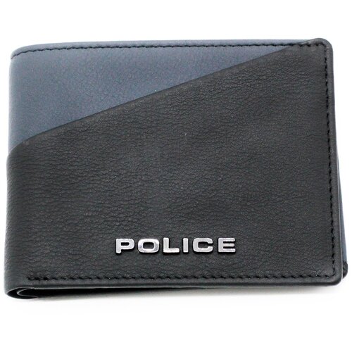 фото Кошелек police boss bi-fold, черно-синий