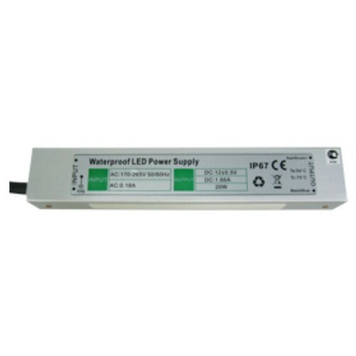 Ecola LED strip Power Supply 20W 220V-12V IP67 блок питания для светодиодной ленты