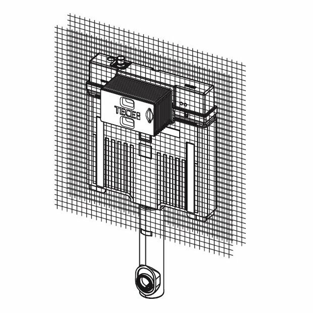 Смывной бачок скрытого монтажа TECE TECEprofil 9370500 - фото №6