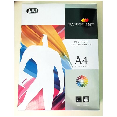 Бумага цветная А4 (210 x 297 мм) для творчества, для печати, для оригами, для поделок пачка 500 листов