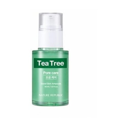 Купить Nature Republic Tea Tree Pore Care Good Skin Ampoule Ампульная сыворотка для проблемной кожи лица с экстрактом чайного дерева, 30 мл