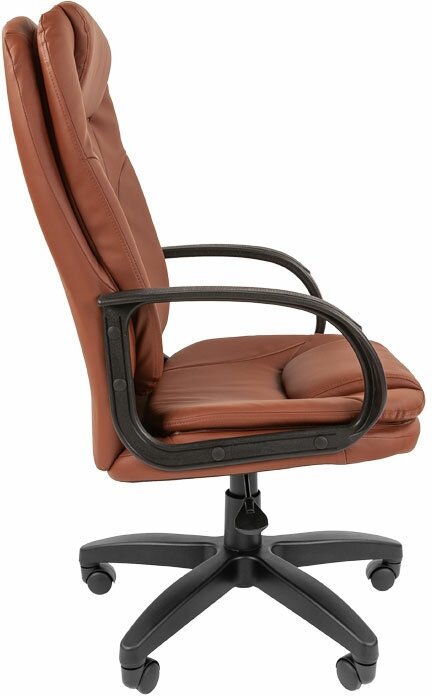 Компьютерное кресло Chairman Стандарт СТ-68 офисное, обивка: искусственная кожа, цвет: экокожа коричневая - фотография № 3