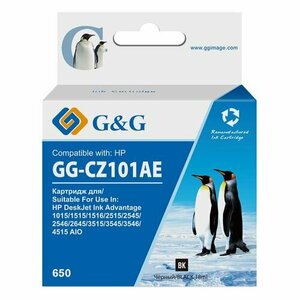 Картридж G&G GG-CZ101AE, 650, черный / GG-CZ101AE