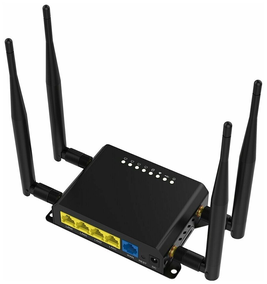 ZBT WE826-T2 Cat.6 - стационарный 4G+ LTE Advanced 3G WiFi-роутер с внешними антеннами