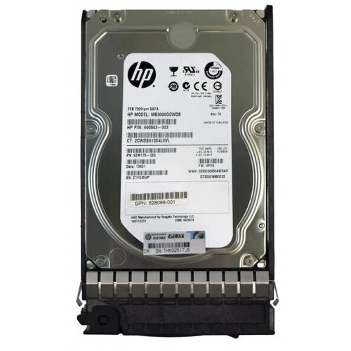 Жесткий диск HP 9ZM178-065 3Tb 7200 SATAIII 3.5 HDD жесткий диск hp 9zm173 065 1tb 7200 sataiii 3 5 hdd