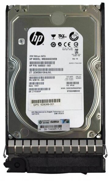 Жесткий диск HP 695503-003 3Tb 7200 SATAIII 3.5" HDD