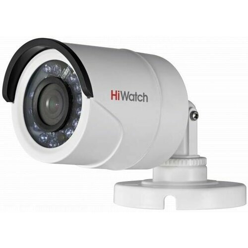 Камера видеонаблюдения Hikvision HiWatch DS-T200 B 28-28мм HD-CVI HD-TVI цветная корп белый 428300₽