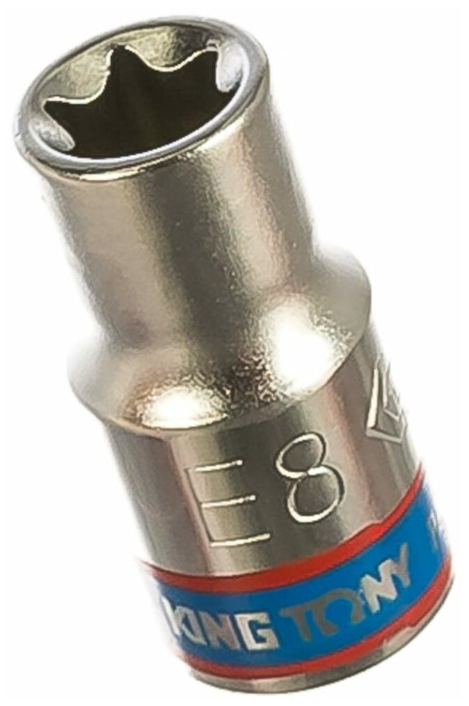 KING TONY 237508M Головка торцевая TORX Е-стандарт 1/4 , E8, L = 24 мм - фотография № 7