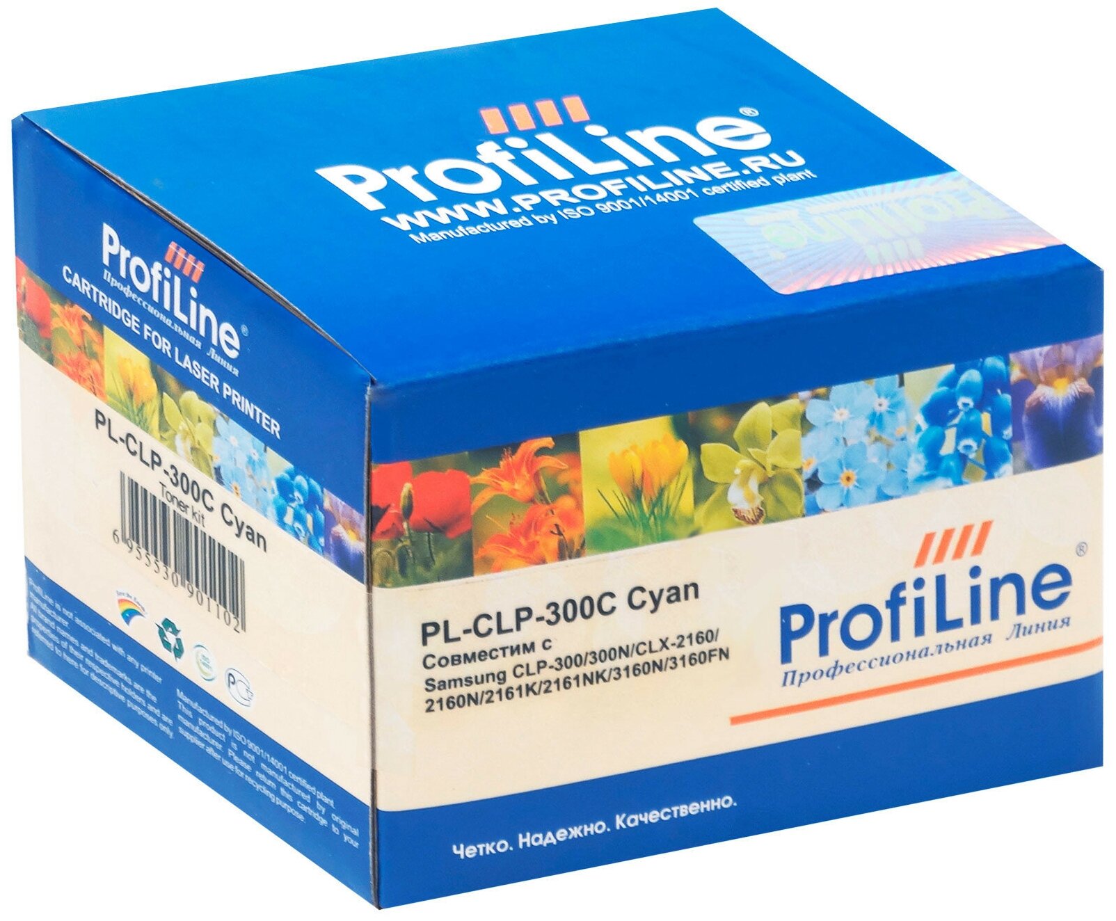 Картридж PL-CLP-C350A для принтеров Samsung CLP-350N/CLP-351NK/CLP-351NKG Cyan 2000 копий ProfiLine