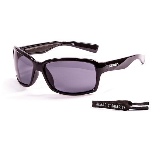 фото Спортивные очки ocean venecia глянцевые черные / серые линзы