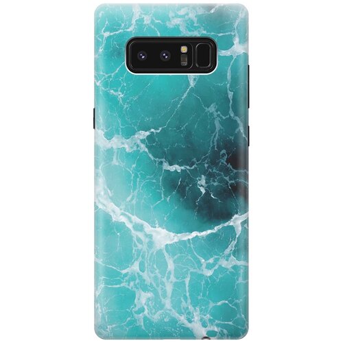Ультратонкий силиконовый чехол-накладка для Samsung Galaxy Note 8 с принтом Лазурный океан ультратонкий силиконовый чехол накладка для samsung galaxy note 20 с принтом лазурный океан